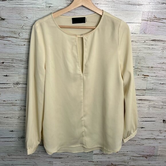 Blaque Label cream blouse top  - SIZE LARGE - Picture 1 of 9